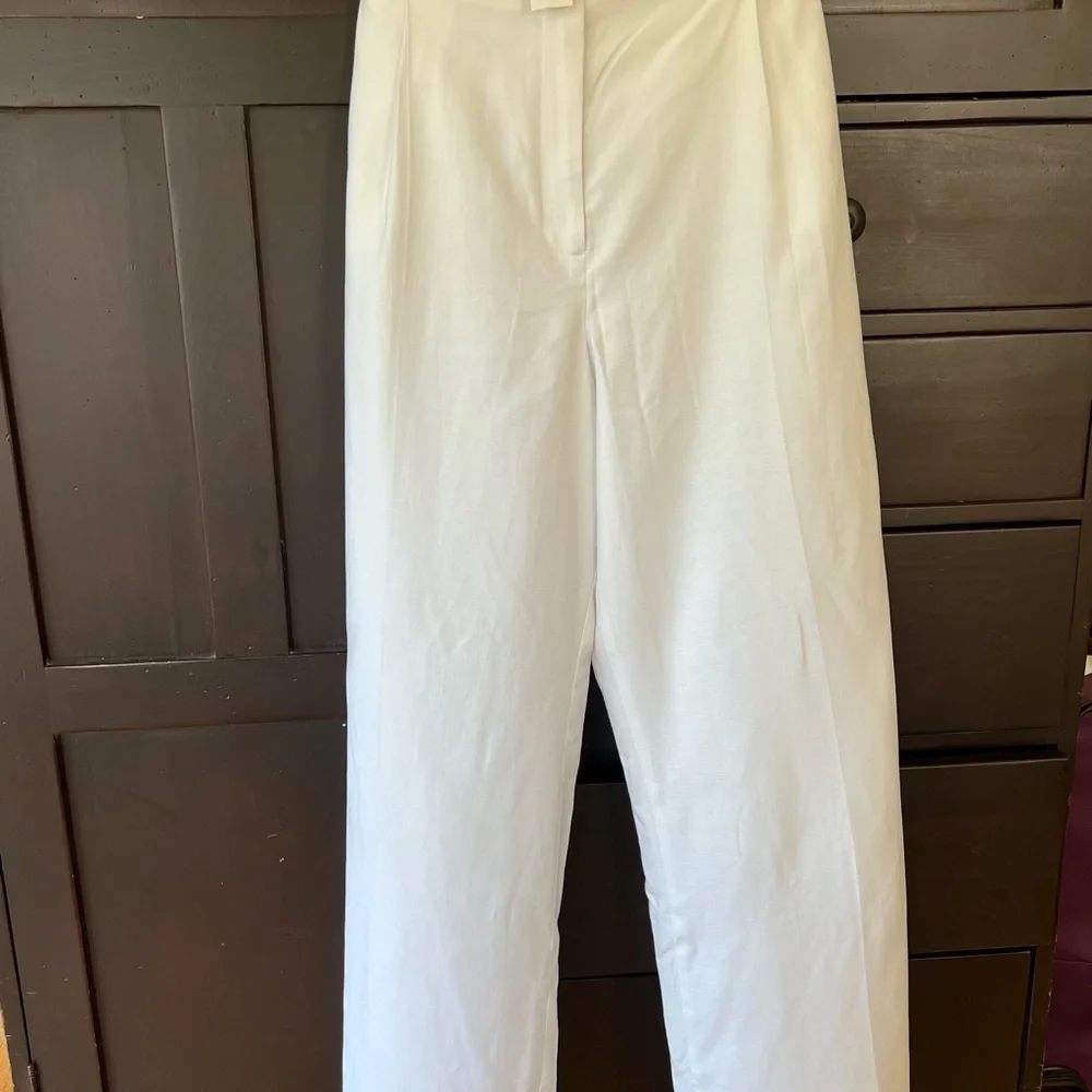Ann Taylor Off-White Wide Leg Pants - Picture 1 of 4